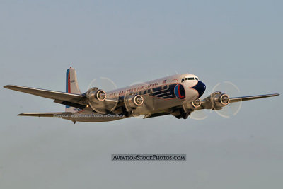 2010 - Historical Flight Foundation's restored Eastern Air Lines DC-7B N836D aviation airline stock photo #5726