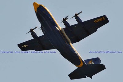 USMC Blue Angels C-130T Fat Albert (New Bert) #164763 military air show aviation stock photo #6212