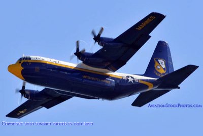 USMC Blue Angels C-130T Fat Albert (New Bert) #164763 military air show aviation stock photo #6213