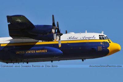 USMC Blue Angels C-130T Fat Albert (New Bert) #164763 military air show aviation stock photo #6221