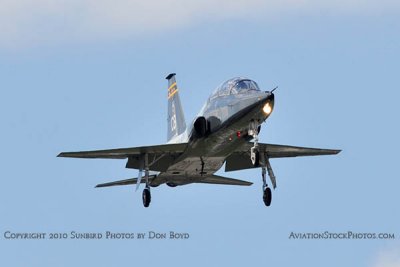 USAF T-38 Talon final approach to OPF military aviation stock photo #6413