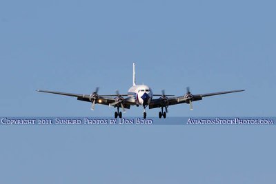 2011 - Historical Flight Foundation's restored Eastern Air Lines DC-7B N836D airliner aviation stock #6754