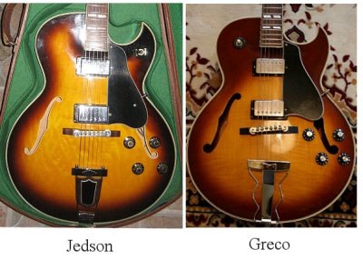 Jedson and Teisco/Greco Archtop