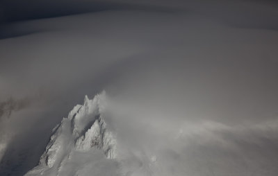 Under The Lenticular:  Glacier Peak, NW Face  (GlacierPk021011-126.jpg)