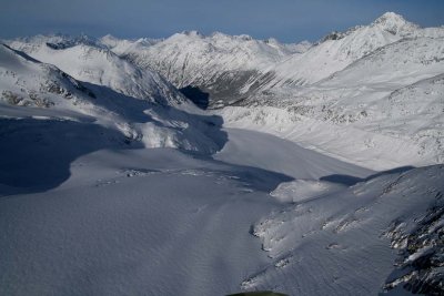 Unnamed ('Fowler'?) Glacier, View NW  (Lillooet011508-_0584.jpg)