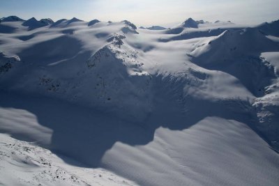 'Fowler' Glacier, E Arm (L) & W Arm (Center), View S  (Lillooet011508-_0611.jpg)