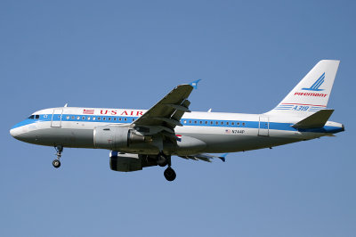 US A-319 in Piedmont Airways colors -- remembering one of US Airways predecessors.