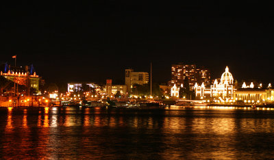 Victoria at night