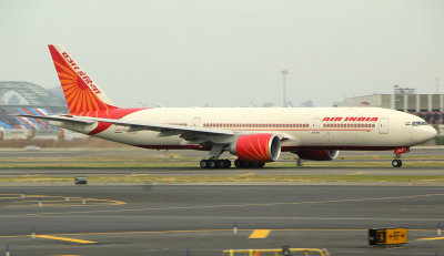 Air India B-777-200LR dashing down the runway