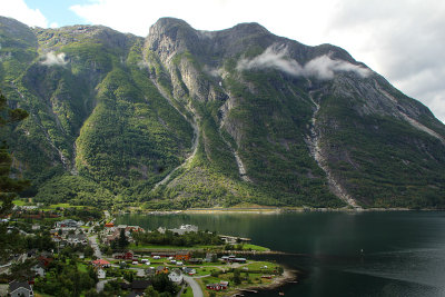 The small village of Eidfjord