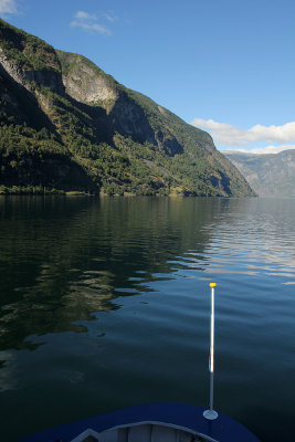 Sailing through the Fjord