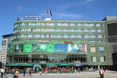 Square in front of the main train station