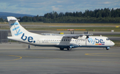 flyBe ATR-72 at Osl