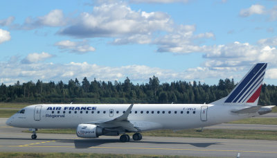 E-190 of Air France (Reginal) 