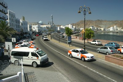 Murtrah Corniche along the Muscat Port