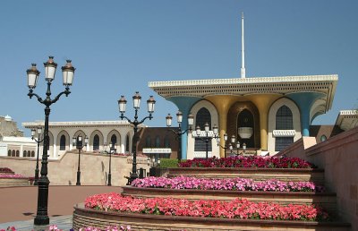 Close up of the Saltan's Palace