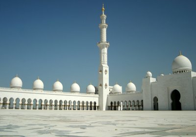 The inner courtyard of the Grand Mosque