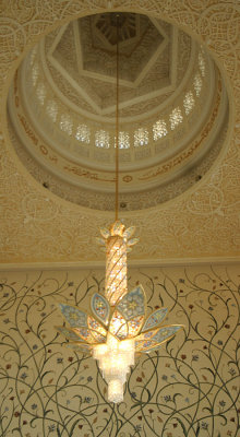 Ceiling oniments and lighting, Grand Mosque