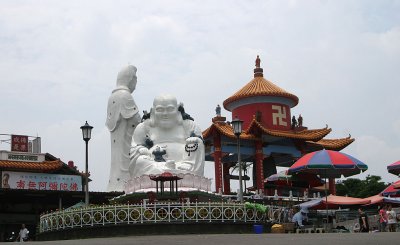 Statue of Buddha in Zhong Zheng Park, Keelung