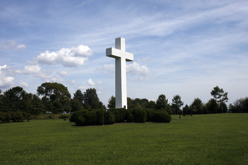 The cross was built in 1934 to honor the religious freedom settlers enjoyed in Maryland.