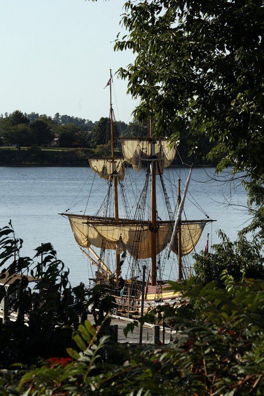 Replica of the Dove, which carried Maryland's first settlers to shore.  MD is celebrating its 375th birthday this year.