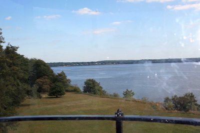 The view from the top of the lighthouse