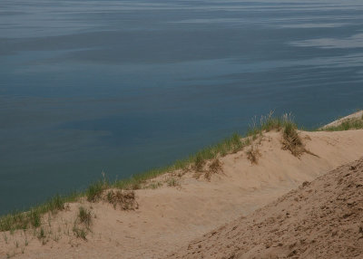 On Thursday we visited the Sleeping Bear Dunes Nat'l Lakeshore.  It was a beautiful combo of water and sand.