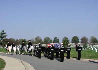In Sept. 2003, after almost 62 years of marriage, Janet loses Harry, who is 96. He is buried in Arlington National Cemetery.