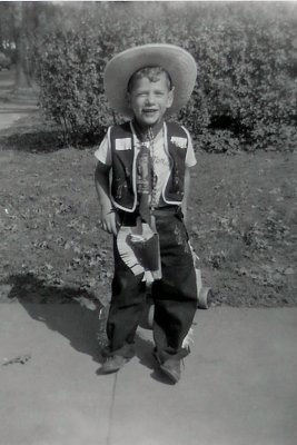 There was an outgoing little boy in New York who loved cowboys and Indians.