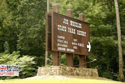 The GPS was a little flaky, but we finally found Joe Wheeler State Park.