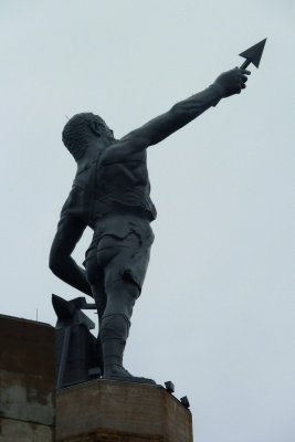 We also visited Vulcan Park, which is home to the largest cast iron statue in the world.