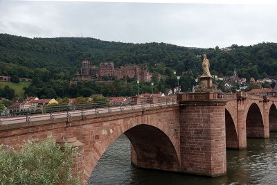 Took the Lufthansa shuttle (1 hr.) to Heidelberg for the night.  Although Rick Steves panned it, we loved it - beautiful!