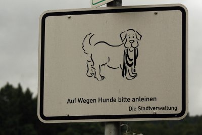 Trier - sign by Zurlaubener Ufer