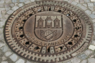 Sewer cover Praha