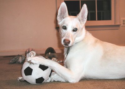 She sometimes played soccer in the living room.