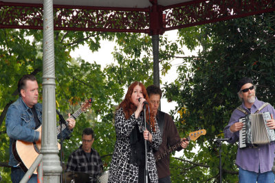 The Janine Wilson Band played at the Gazebo.  I wish I had had more time to stop & listen, but at 4 there was lots to see & do.
