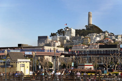 Coit Tower from Pier 39