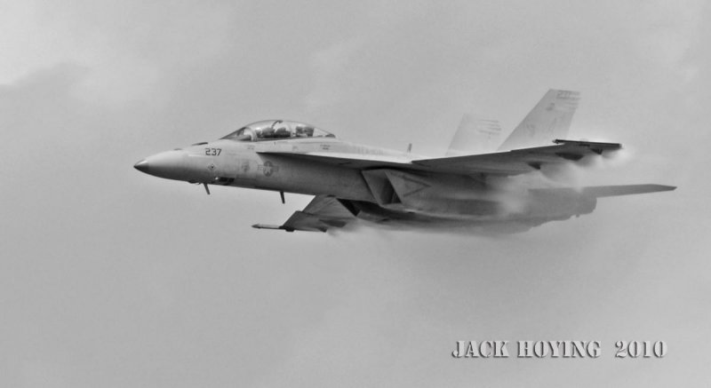 FA-18 making its own clouds