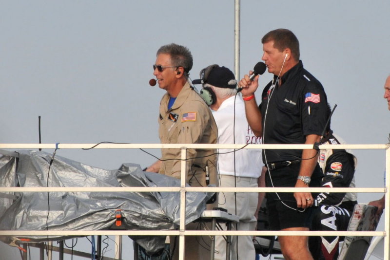 Airshow announcer Rob Reider, Sean D. Tuckers announcer