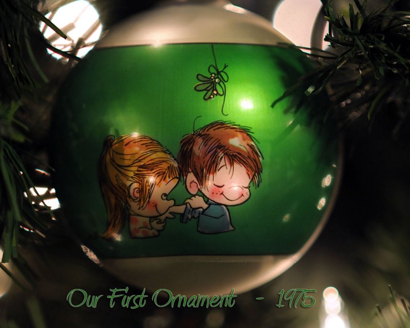 Our First Christmas Ornament