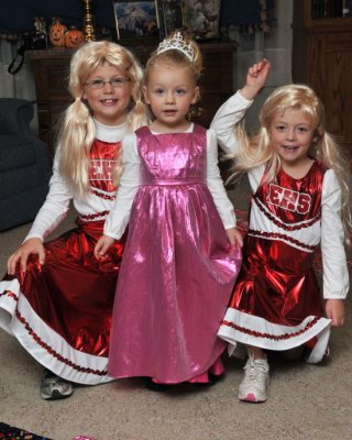 Holthaus kids, Halloween 2008