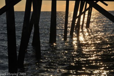 Sunrise under the Oceanic Pier