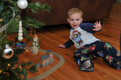 Camden and his new train