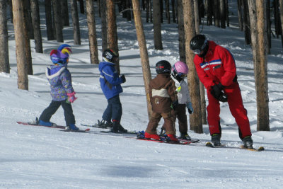 Linie and his students