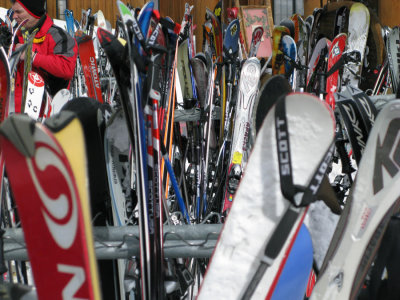Skis at the Outpost