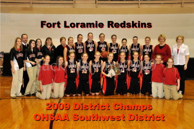 Fort Loramie Girls High School Basketball Distric Finals 03-07-2009