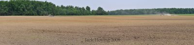 Father & Son Finishing up Spring Planting