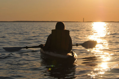 Kayaking to the Sunset