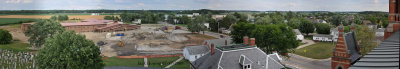 New Elementary School Panorama.  The old school is completely gone.