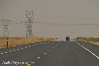 Driving into the heat